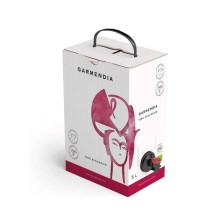 Bag in box of 5 liters of organic red oak wine 2019