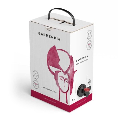 Bag in box de 5 litros de vino ecológico tinto roble 2019