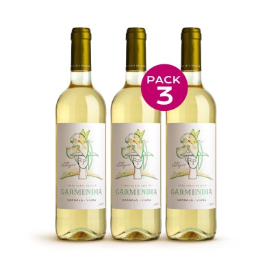 3 botellas Garmendia Blanco 2023 (9.85€/u)