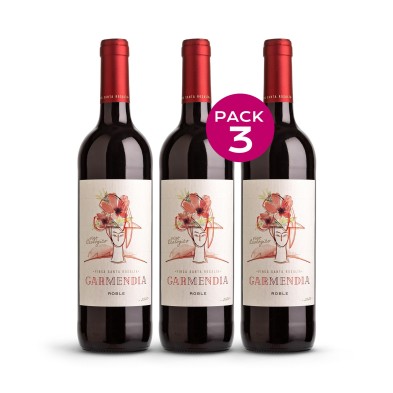 Botella de vino Garmendia Tinto Roble 2019